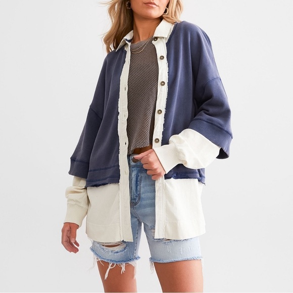Free People Jackets & Blazers - Free People Rebel Rebel Twofer Jacket